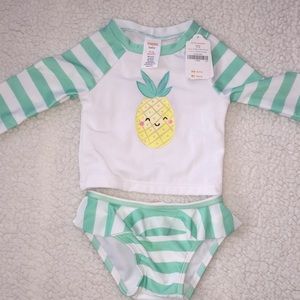Baby girl 2 pice bathing suit